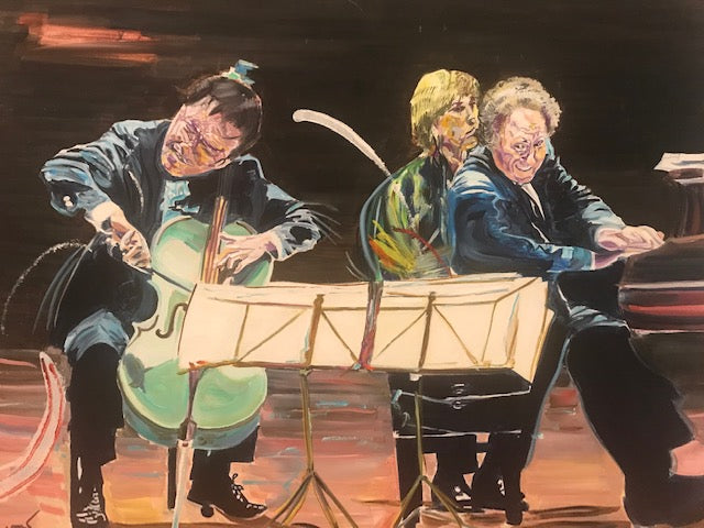 Painting: Yo-Yo & Co. (Study for "Yo-Yo")